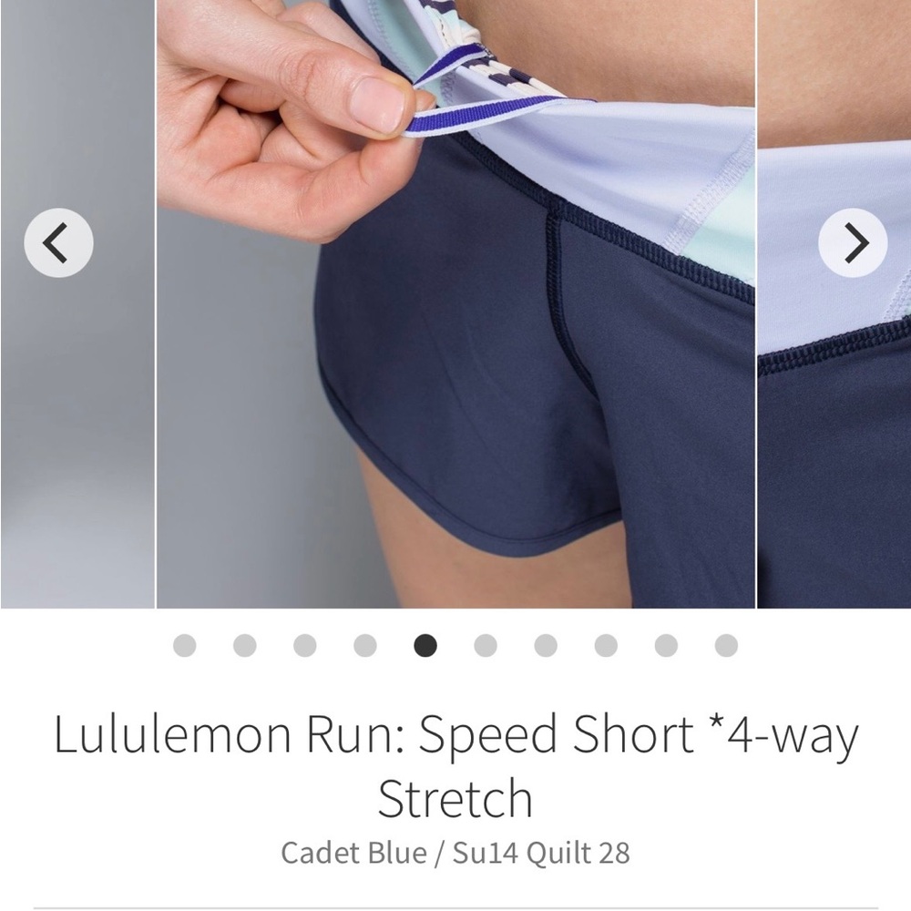 lululemon athletica Cadet Blue Speed Short - Picture 3 of 7